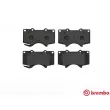 BREMBO P 83 066X - Jeu de 4 plaquettes de frein avant