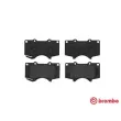 BREMBO P 83 102X - Jeu de 4 plaquettes de frein avant