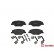 BREMBO P 85 121X - Jeu de 4 plaquettes de frein avant