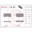 BREMBO P B4 002 - Jeu de 4 plaquettes de frein avant