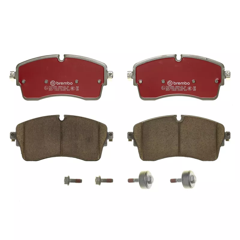 Jeu de 4 plaquettes de frein avant BREMBO P44028NX - Visuel 2