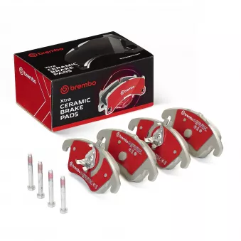 Jeu de 4 plaquettes de frein avant BREMBO OEM A0074207520