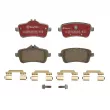 BREMBO P50099NX - Jeu de 4 plaquettes de frein avant