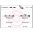 Jeu de 4 plaquettes de frein avant BREMBO [P50122NX]