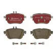 BREMBO P50136NX - Jeu de 4 plaquettes de frein avant