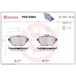 BREMBO P50136NX - Jeu de 4 plaquettes de frein avant