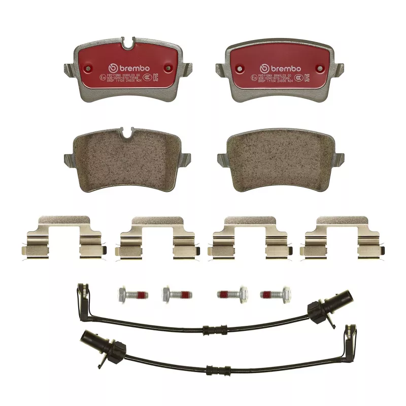 Jeu de 4 plaquettes de frein avant BREMBO P85119NX - Visuel 2