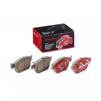 Jeu de 4 plaquettes de frein avant BREMBO OEM 4H0698151N