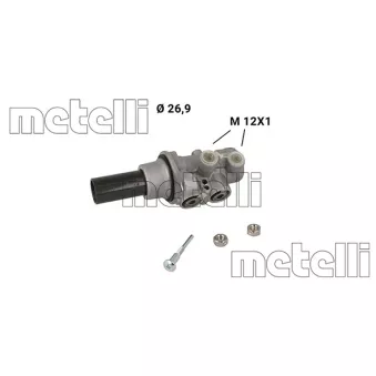 METELLI 05-1281 - Maître-cylindre de frein