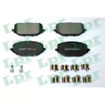 Jeu de 4 plaquettes de frein avant LPR 05P2328K