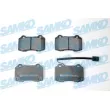 Jeu de 4 plaquettes de frein arrière SAMKO [5SP2123]