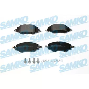 SAMKO 5SP2314 - Jeu de 4 plaquettes de frein avant