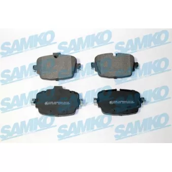 Jeu de 4 plaquettes de frein arrière SAMKO 5SP2359 pour AUDI A6 55 TDI Mild Hybrid - 345cv