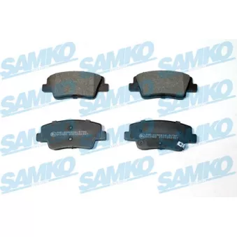 Jeu de 4 plaquettes de frein arrière SAMKO 5SP2361 pour HYUNDAI IONIQ 5 EV - 217cv