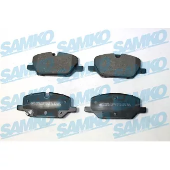 Jeu de 4 plaquettes de frein avant SAMKO 5SP2366 pour PEUGEOT PARTNER ORIGIN 2.0 4x4 - 260cv