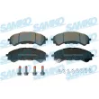 Jeu de 4 plaquettes de frein avant SAMKO [5SP2391]