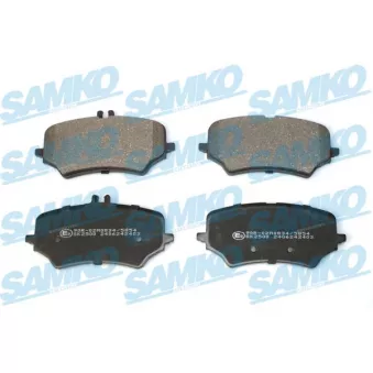 SAMKO 5SP2403 - Jeu de 4 plaquettes de frein avant