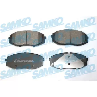 SAMKO 5SP2409 - Jeu de 4 plaquettes de frein avant