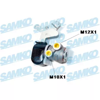 Régulateur de freinage SAMKO D30953 pour LANCIA Y10 40C12 - 116cv