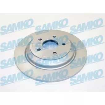 Jeu de 2 disques de frein arrière SAMKO OEM 2210993