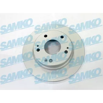 Jeu de 2 disques de frein arrière SAMKO [H1065PR]