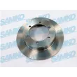 Jeu de 2 disques de frein avant SAMKO [N2091P]