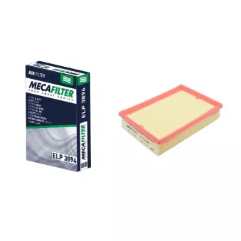 Filtre à air MECAFILTER ELP3894 pour CITROEN C4 2.0 16V - 136cv