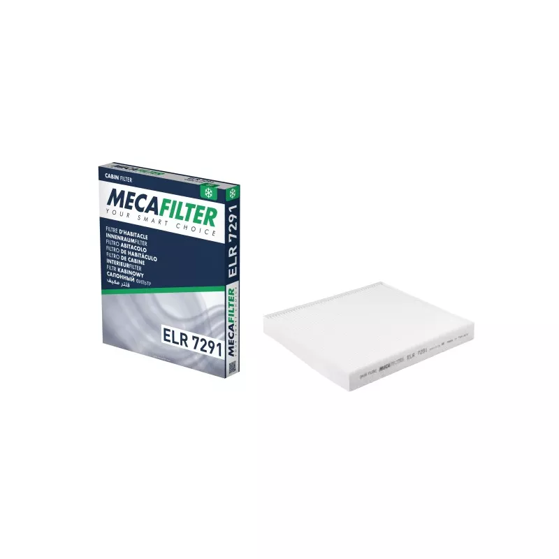 Filtre, air de l'habitacle MECAFILTER ELR7291 - Visuel 2