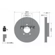 TEXTAR 2372301-1303-00 - Kit de disques et plaquettes avant