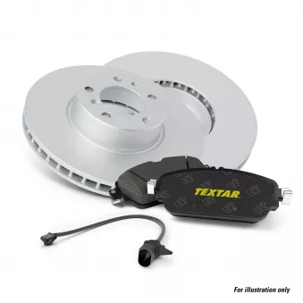 TEXTAR 2379301-1225-00 - Kit de disques et plaquettes avant