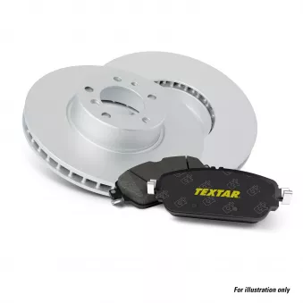 TEXTAR 2501601-1998-00 - Kit de disques et plaquettes arrière