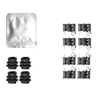 Kit d'accessoires, plaquette de frein à disque TEXTAR 82563600 pour MASERATI 4200 GT SPYDER 1.5 T-Mivec 4WD - 163cv