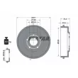 Tambour de frein TEXTAR [94049900]