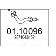 Tuyau d'échappement MTS [01.10096]