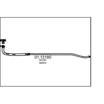 Tuyau d'échappement MTS [01.13180]