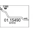 Tuyau d'échappement MTS [01.15490]