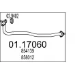 Tuyau d'échappement MTS [01.17060]