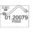 Tuyau d'échappement MTS [01.20079]