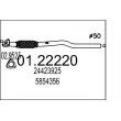 Tuyau d'échappement MTS [01.22220]