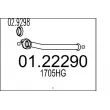 MTS 01.22290 - Tuyau d'échappement