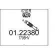 Tuyau d'échappement MTS [01.22380]