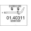 Tuyau d'échappement MTS [01.40311]