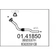 Tuyau d'échappement MTS [01.41850]