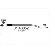 MTS 01.43052 - Tuyau d'échappement