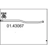MTS 01.43067 - Tuyau d'échappement