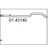Tuyau d'échappement MTS [01.43140]