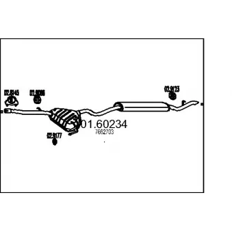Silencieux arrière MTS [01.60234]