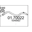 Tuyau d'échappement MTS [01.70022]