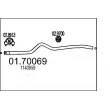 Tuyau d'échappement MTS [01.70069]