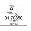 MTS 01.70850 - Tuyau d'échappement